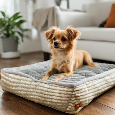 Tucker Murphy Pet Memory Foam Orthopedic Pet Bed Machine Washable Cover Crate Dog Bed w Non Slip Bottom Reviews Wayfair